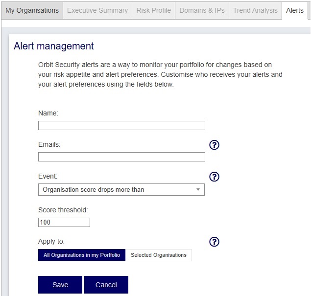 Alert management