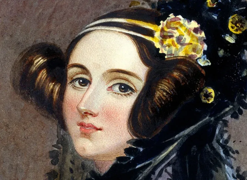 Idealised portrait of Ada Lovelace