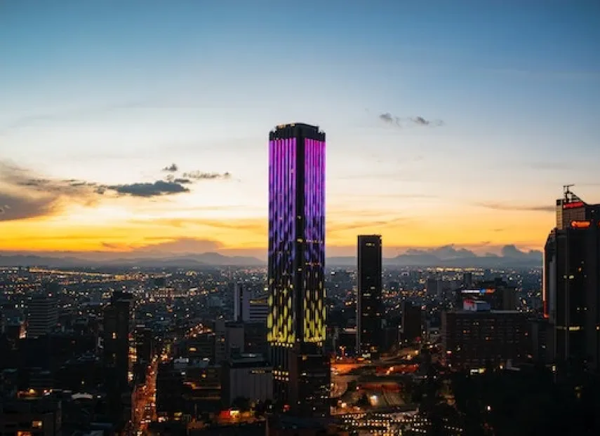 Skyline of Bogota, Colombia