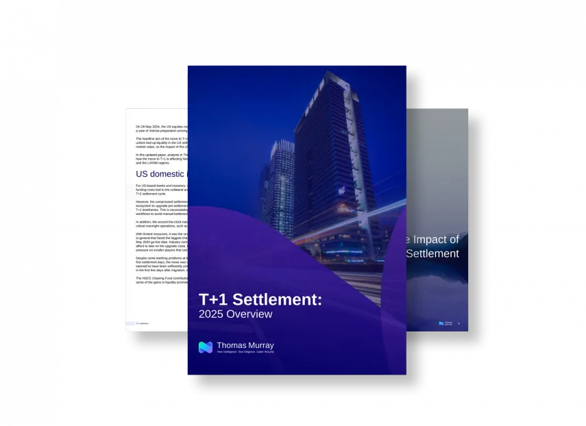 T+1 settlement 
