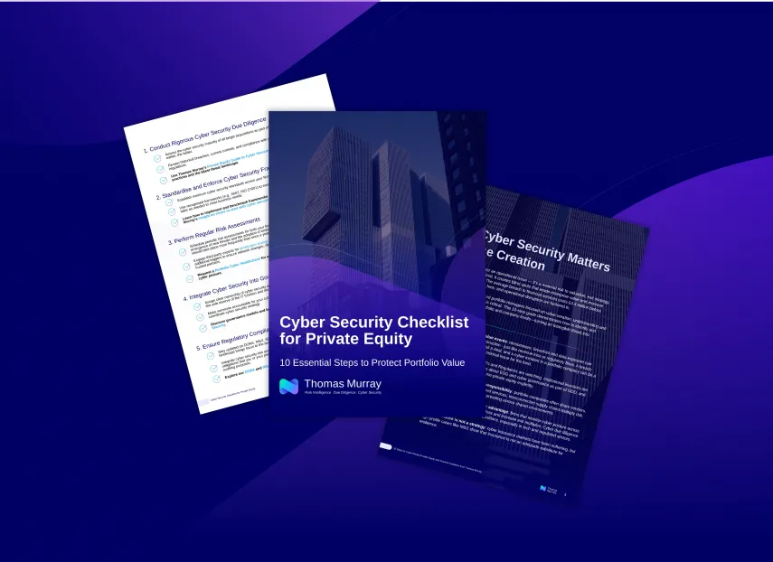 Cyber Security Checklist for Private Equity