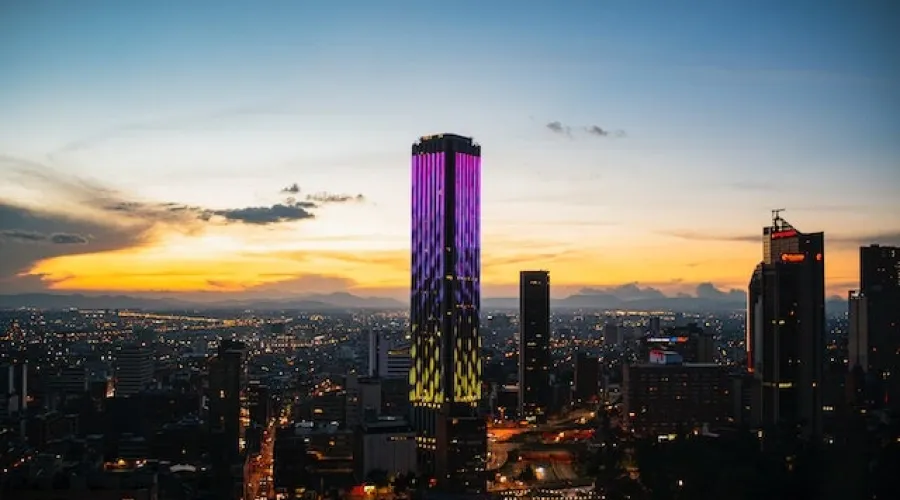 Skyline of Bogota, Colombia