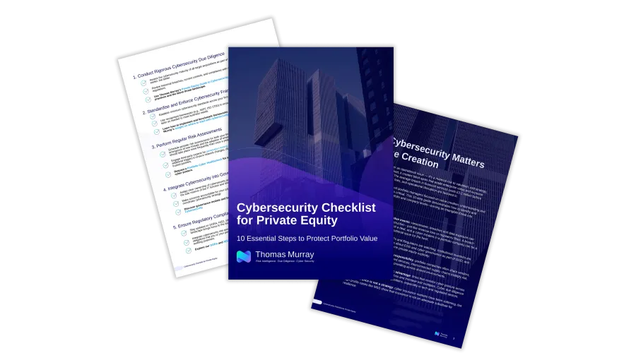 Cybersecurity Checklist for Private Equity
