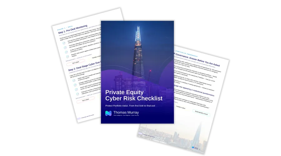 Private Equity Cyber Risk Checklist