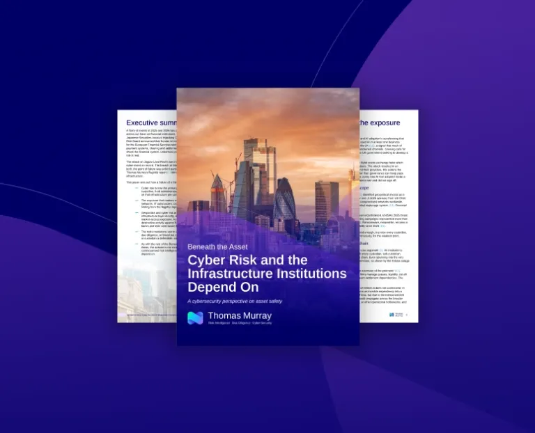 Beneath the Asset: Cyber Risk and the Infrastructure Institutions Depend On